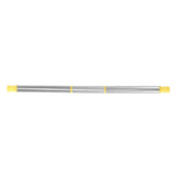 Collapsible Straw Stainless Steel Portable Easy to Clean Foldable Straw with Cleaning Brush for Home Office Outdoor Yellow - Extra Image