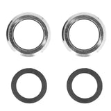 2 Sets Faucet Adapter Straight Thread 15/16in Male 27/32in Female to 17/16in Garden Hose - Extra Image