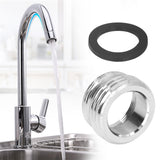 2 Sets Faucet Adapter Straight Thread 15/16in Male 27/32in Female to 17/16in Garden Hose