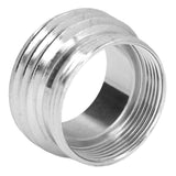 2 Sets Faucet Adapter Straight Thread 15/16in Male 27/32in Female to 17/16in Garden Hose - Extra Image