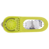 Vegetable Chopper Olive Green Multifunctional Grater Juicer Container 3 in 1 Vegetable Cutter Kitchen Tool - Extra Image