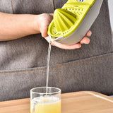 Vegetable Chopper Olive Green Multifunctional Grater Juicer Container 3 in 1 Vegetable Cutter Kitchen Tool