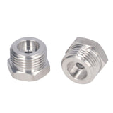 2Pcs Cola Barrel Adapter Distributor Connector Male Thread G5/8 Female Thread 1/4MFL