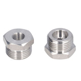 2Pcs Cola Barrel Adapter Distributor Connector Male Thread G5/8 Female Thread 1/4MFL - Side View