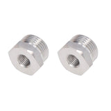 2Pcs Cola Barrel Adapter Distributor Connector Male Thread G5/8 Female Thread 1/4MFL - 45-Degree Angle