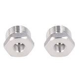 2Pcs Cola Barrel Adapter Distributor Connector Male Thread G5/8 Female Thread 1/4MFL - Rear View