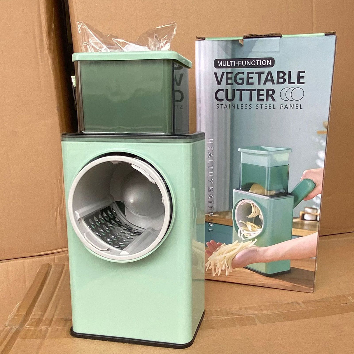 Vegetable Cutter Vegetable Chopper Food Dicer Hand Operated Multi Function for Home Kitchen Slice Shred Mash