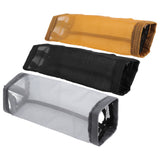 Grocery Bag Holder Large Capacity Durable Polyester Transparent Space Saving Trash Bag Holder for Home Kitchen Yellow - Extra Image