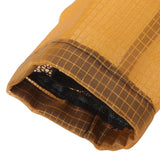 Grocery Bag Holder Large Capacity Durable Polyester Transparent Space Saving Trash Bag Holder for Home Kitchen Yellow