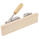 Desktop Mechanical Nut Cracker Tool Metal Walnut Pecan Opener Clip with Handle Lever Type - Rear View
