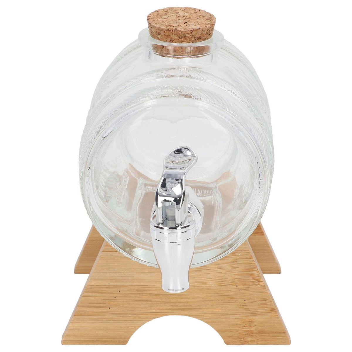 Beverage Barrel Thickened Glass Sealed Medlar Ginseng Wine Brewing Jar Dispenser with Faucet for Home