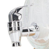 Beverage Barrel Thickened Glass Sealed Medlar Ginseng Wine Brewing Jar Dispenser with Faucet for Home
