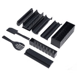 Sushi Making Kit Safe Harmless Odorless Simple Operation DIY Sushi Mold Set Sushi Maker Tool Kit for Home Kitchen - Extra Image