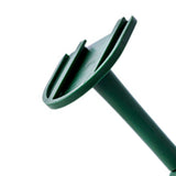 Kitchen Wall Mounted Hook Traceless 360 Degree Punch Free with 6 Hook Kitchen Utensil Hanger for Storage Green - Side View