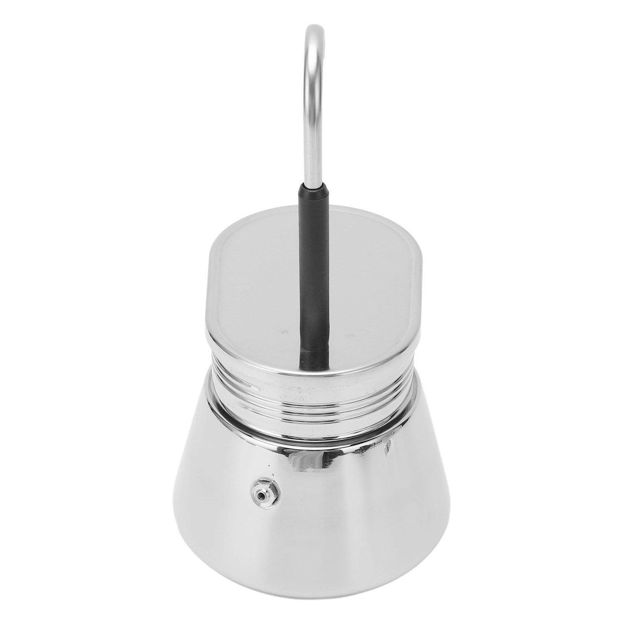 Single Spout Mocha Pot Stainless Steel Hand Pour Latte Classic Coffee Pot for Home Office 200ml