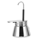 Single Spout Mocha Pot Stainless Steel Hand Pour Latte Classic Coffee Pot for Home Office 200ml - Extra Image