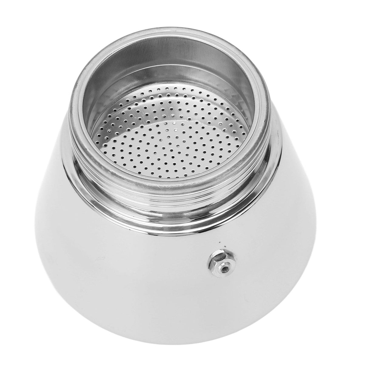 Single Spout Mocha Pot Stainless Steel Hand Pour Latte Classic Coffee Pot for Home Office 200ml