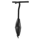 Lid Lifter 26CM Length Spiral Handle Black Finish Iron Extended Design Comfortable Hold Camp Dutch Oven Lid Lifter