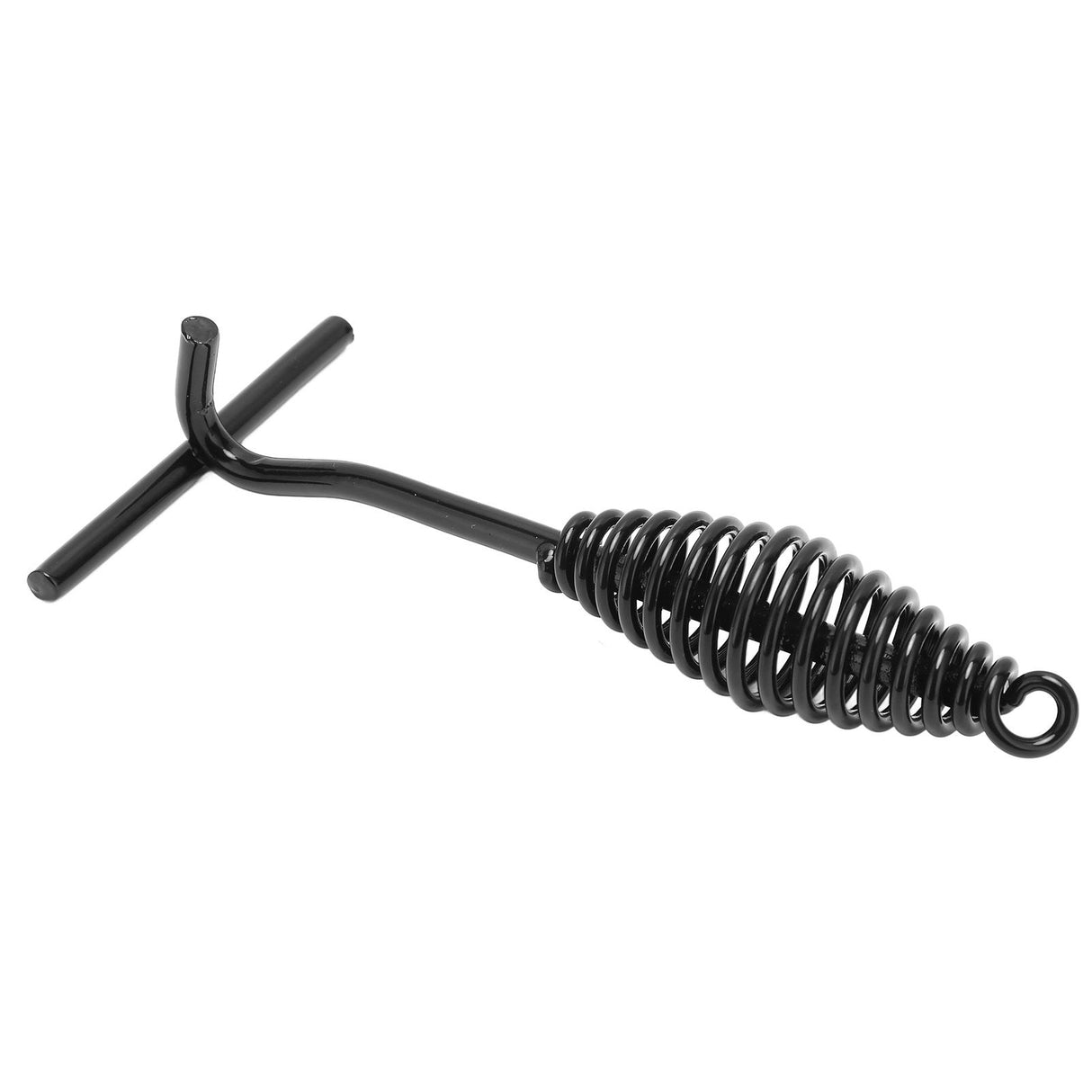Lid Lifter 26CM Length Spiral Handle Black Finish Iron Extended Design Comfortable Hold Camp Dutch Oven Lid Lifter