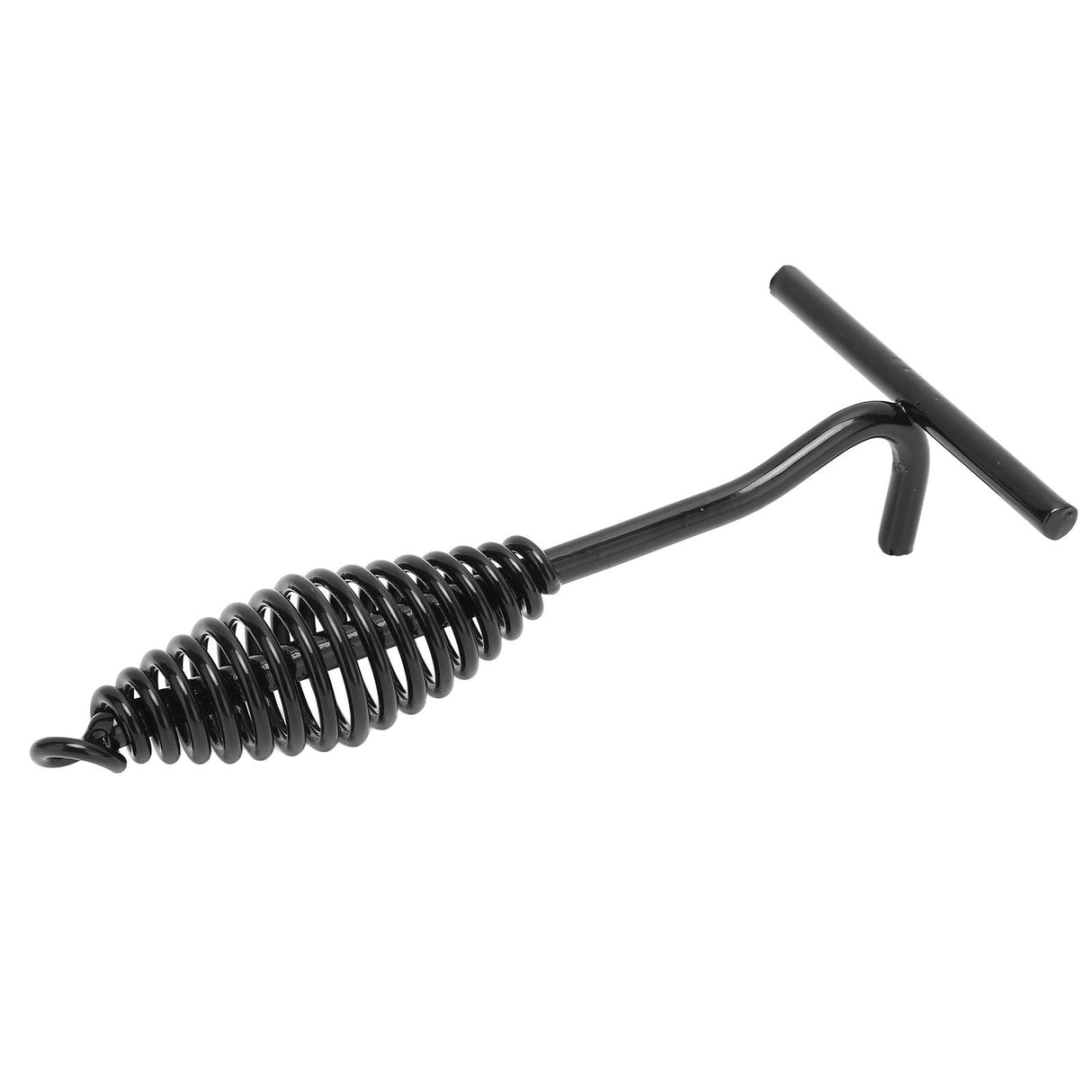 Lid Lifter 26CM Length Spiral Handle Black Finish Iron Extended Design Comfortable Hold Camp Dutch Oven Lid Lifter