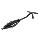 Lid Lifter 26CM Length Spiral Handle Black Finish Iron Extended Design Comfortable Hold Camp Dutch Oven Lid Lifter
