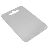 Cutting Board Double Sided 304 Stainless Steel Easy Cleaning for Cooking Kitchen S - Front View
