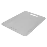 Cutting Board Double Sided 304 Stainless Steel Easy Cleaning for Cooking Kitchen M - Low Angle