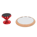 Coffee Reflective Mirror Multidirectional Rotation Adjustable Magnetism Observative Mirror for Kitchen Red - 45-Degree Angle