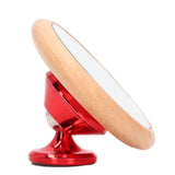 Coffee Reflective Mirror Multidirectional Rotation Adjustable Magnetism Observative Mirror for Kitchen Red
