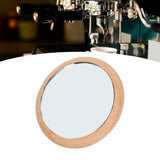 Coffee Reflective Mirror Multidirectional Rotation Adjustable Magnetism Observative Mirror for Kitchen Red