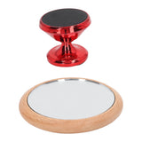 Coffee Reflective Mirror Multidirectional Rotation Adjustable Magnetism Observative Mirror for Kitchen Red - Extra Image