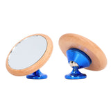 Coffee Reflective Mirror Multidirectional Rotation Adjustable Magnetism Observative Mirror for Kitchen Blue - Top-Down View