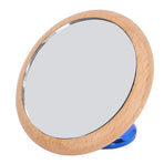 Coffee Reflective Mirror Multidirectional Rotation Adjustable Magnetism Observative Mirror for Kitchen Blue