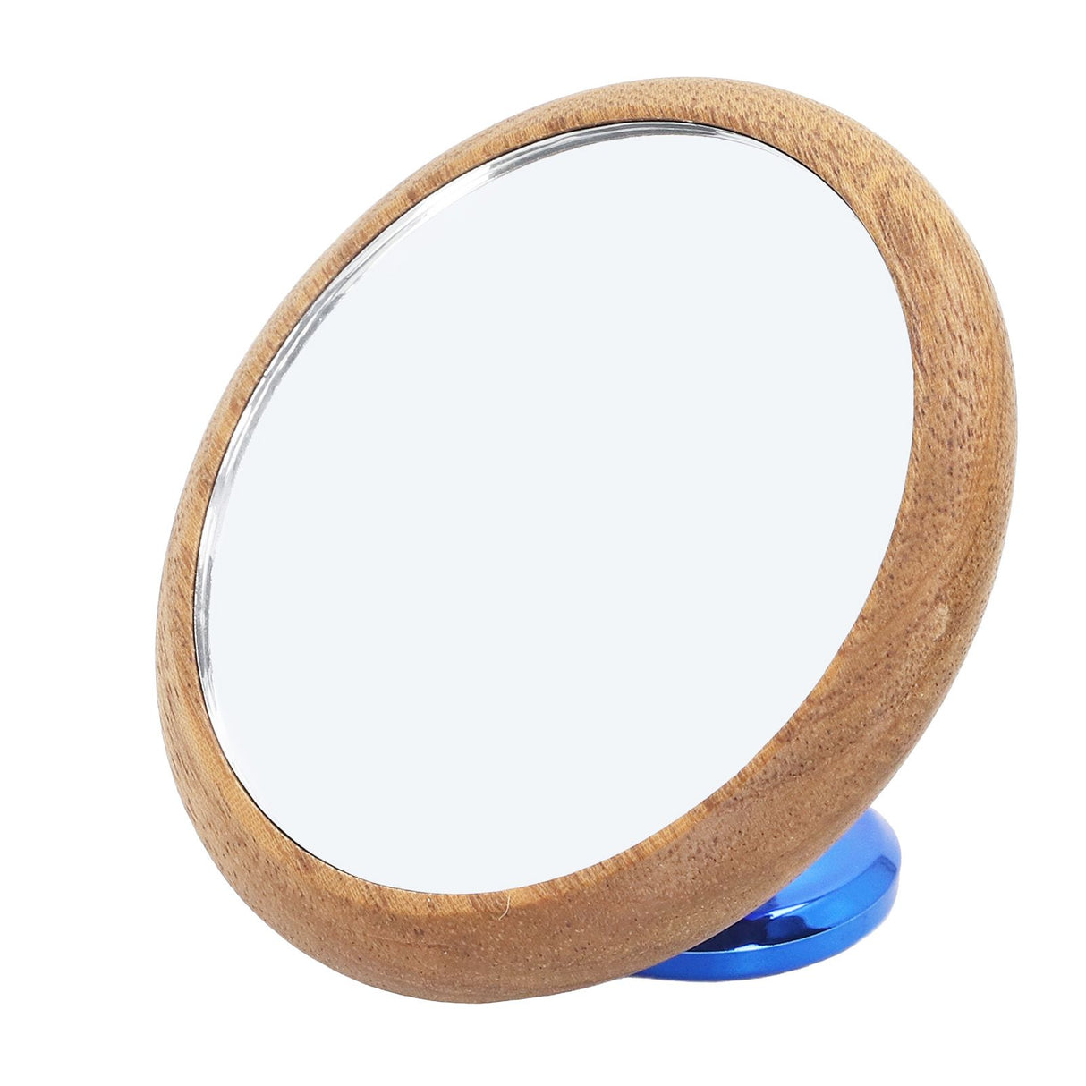 Coffee Flow Rate Observation Reflective Mirror Walnut 360 Degree Rotatable Visual Extraction Coffee Shot Mirror Blue