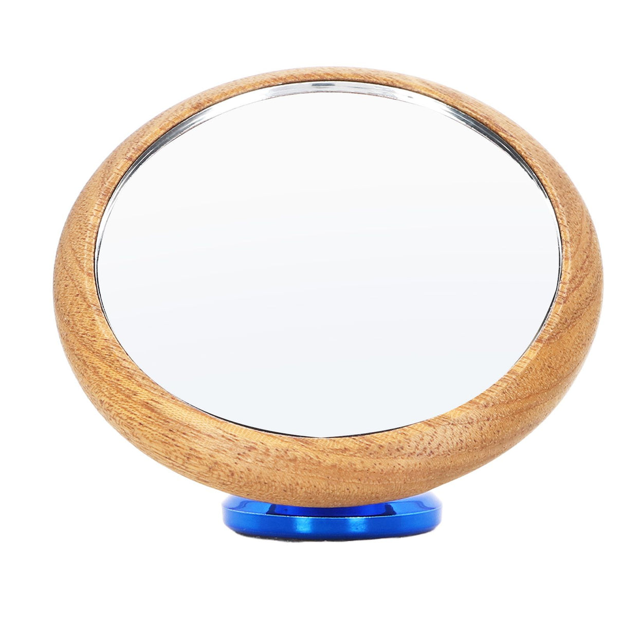 Coffee Flow Rate Observation Reflective Mirror Walnut 360 Degree Rotatable Visual Extraction Coffee Shot Mirror Blue