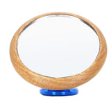 Coffee Flow Rate Observation Reflective Mirror Walnut 360 Degree Rotatable Visual Extraction Coffee Shot Mirror Blue - Rear View