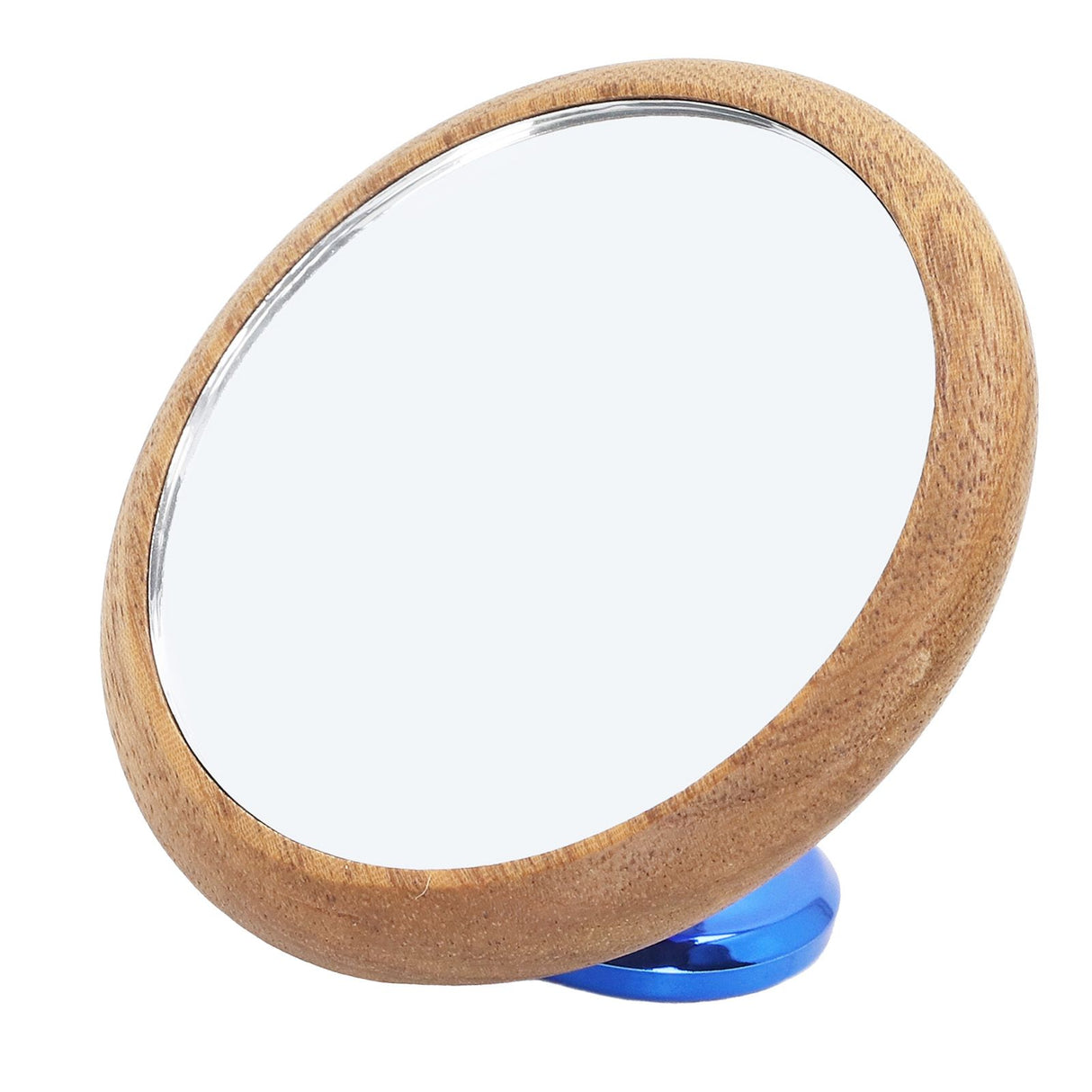 Coffee Flow Rate Observation Reflective Mirror Walnut 360 Degree Rotatable Visual Extraction Coffee Shot Mirror Blue