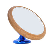 Coffee Flow Rate Observation Reflective Mirror Walnut 360 Degree Rotatable Visual Extraction Coffee Shot Mirror Blue