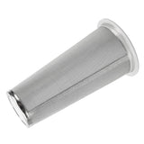 304 Stainless Steel Cold Brew Coffee Filter Cone Mesh with White Rubber Circle Coffee Brew Infuser for Fruit Drink 8x15cm/3.1x5.9in - Extra Image
