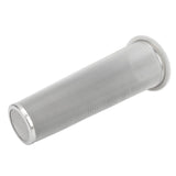 304 Stainless Steel Cold Brew Coffee Filter Cone Mesh with White Rubber Circle Coffee Brew Infuser for Fruit Drink 8x21cm/3.1x8.2in