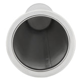 304 Stainless Steel Cold Brew Coffee Filter Cone Mesh with White Rubber Circle Coffee Brew Infuser for Fruit Drink 8x21cm/3.1x8.2in