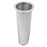 304 Stainless Steel Cold Brew Coffee Filter Cone Mesh with White Rubber Circle Coffee Brew Infuser for Fruit Drink 8x21cm/3.1x8.2in - Extra Image