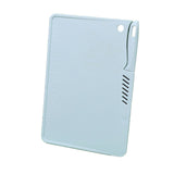 Plastic Utility Cutting Board Safe Multifunctional Portable Fruit Chopping Board With Knife Hanging Hole for Kitchen Blue