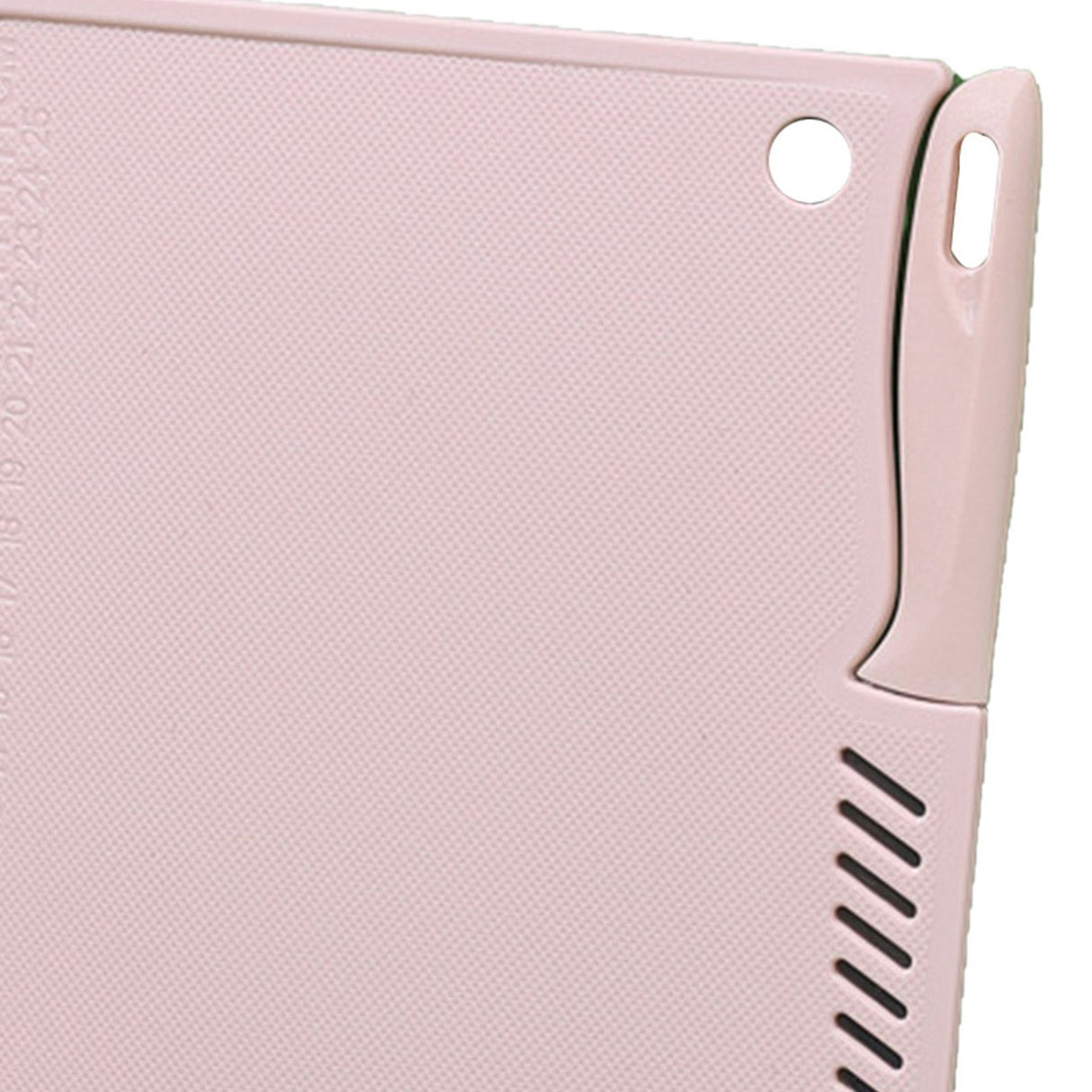 Plastic Utility Cutting Board Safe Multifunctional Portable Fruit Chopping Board With Knife Hanging Hole for Kitchen Pink