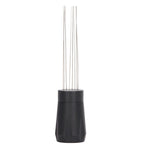Coffee Distribution Needle Stainless Steel Firm Practical Safe Hand Tampers Stirring Tool for Home Black
