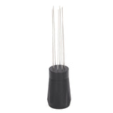 Coffee Distribution Needle Stainless Steel Firm Practical Safe Hand Tampers Stirring Tool for Home Black