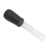 Coffee Distribution Needle Stainless Steel Firm Practical Safe Hand Tampers Stirring Tool for Home Black