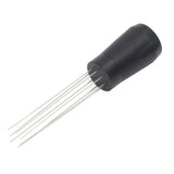 Coffee Distribution Needle Stainless Steel Firm Practical Safe Hand Tampers Stirring Tool for Home Black - Rear View