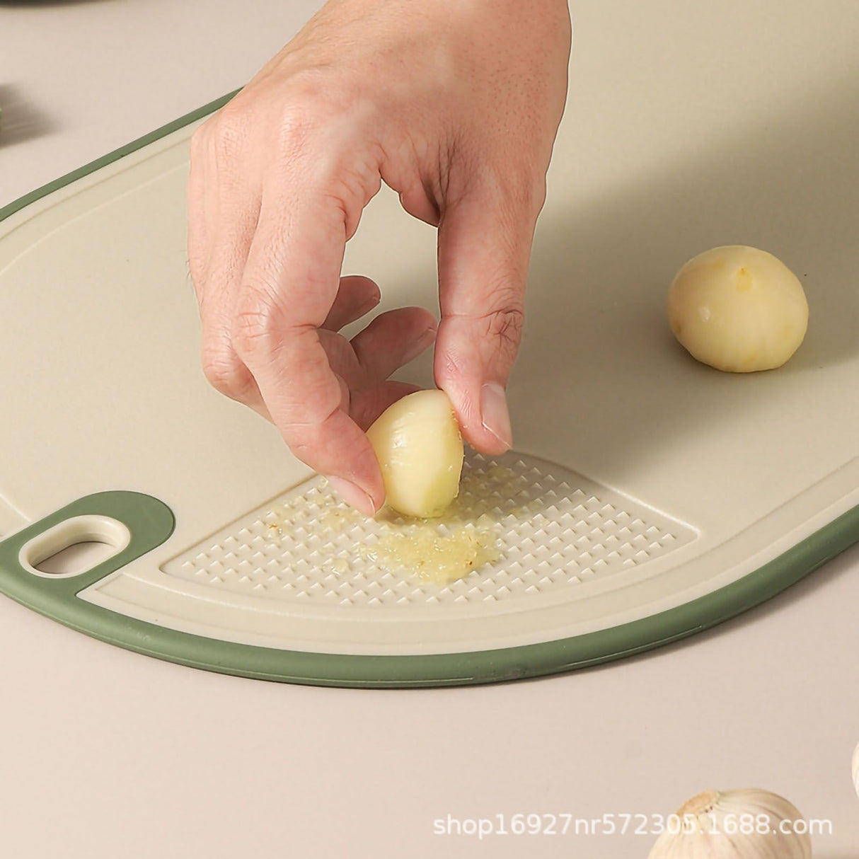 Cutting Board Food Grade Double Sided Prevent Slip Plastic Chopping Board with Holder Base for Meat Vegetable 3pcs 3 Mix Color
