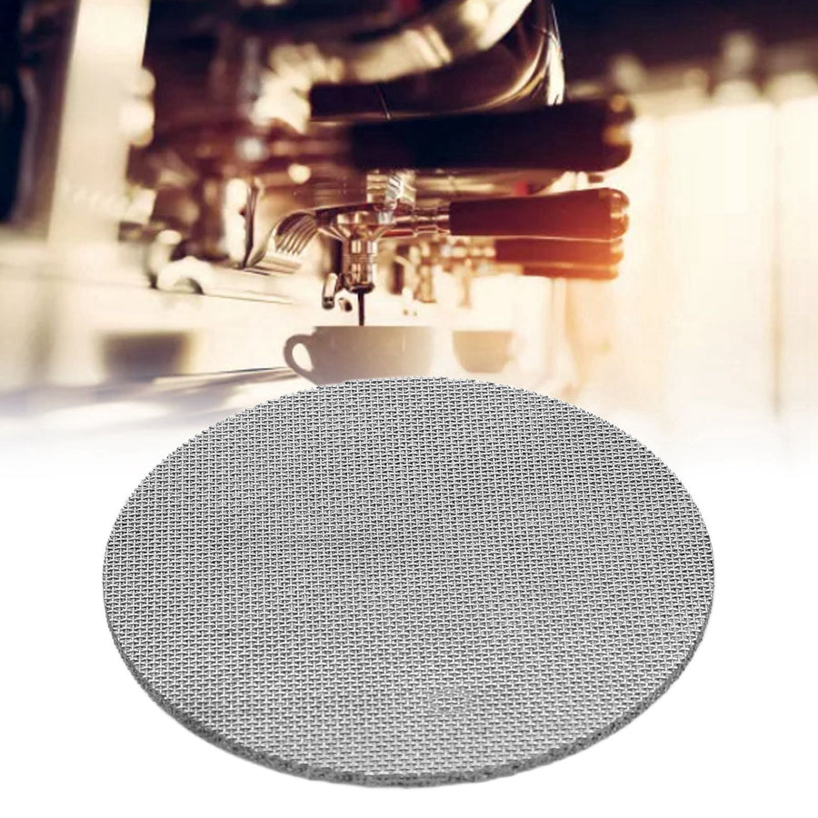 58.5mm Coffee Puck Screen 304 Stainless Steel Reusable Coffee Filter Mesh Plate for Coffee Machine Handle 100μm